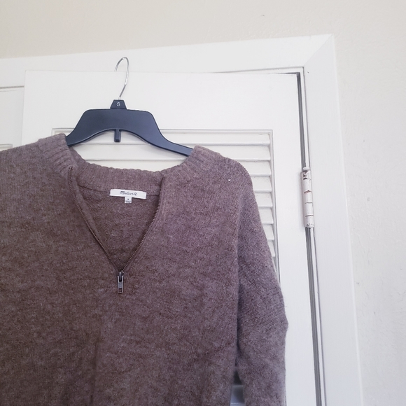 Madewell Quarter Zip Sweater M - Picture 4 of 10